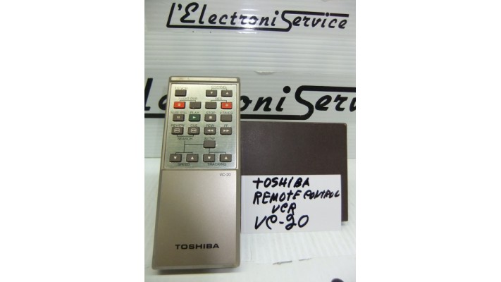 Toshiba  VC-20 VCR  remote control  .